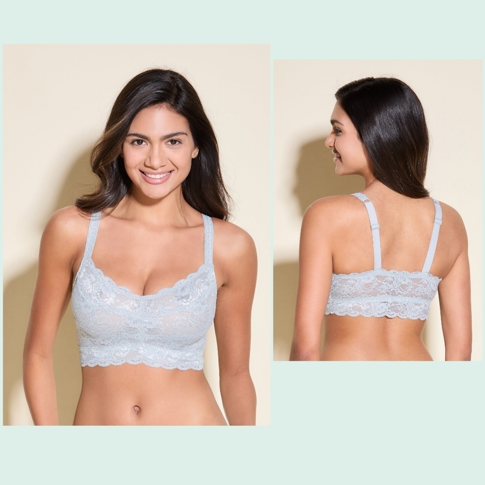 COSABELLA Curvy Sweetie Bralette in Dove Gray Silver
